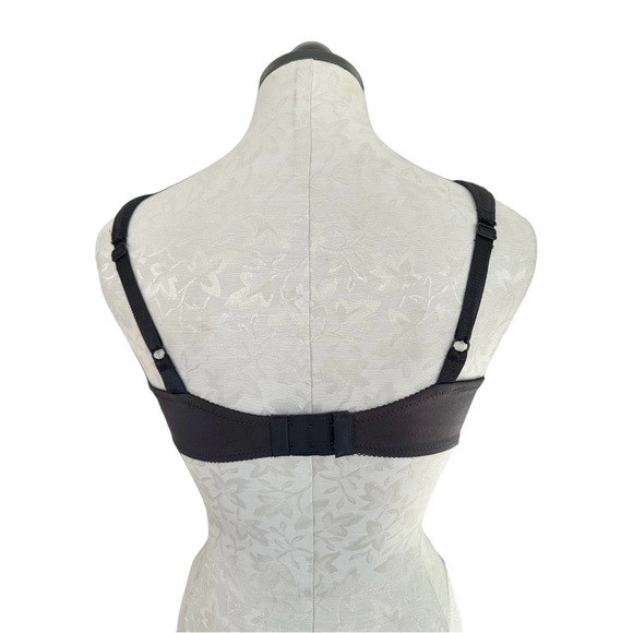 Bali NEW Live It Up Seamless Underwire Bra Petal Pattern Black Size 36C - Picture 7 of 16